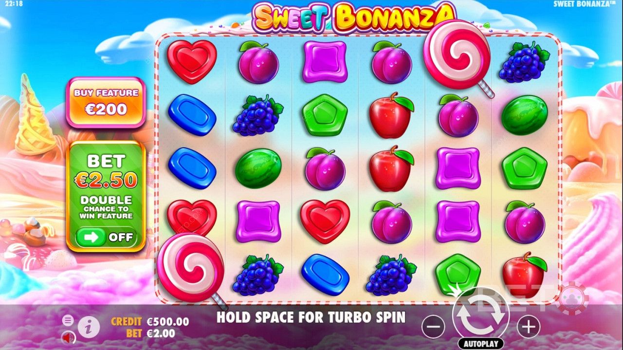 Automaty z funkcją “Kup bonus” Sweet Bonanza