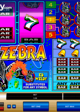 Zany Zebra Slot by Microgaming