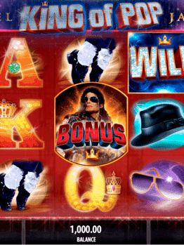 Michael Jackson King of Pop Slot by Bally