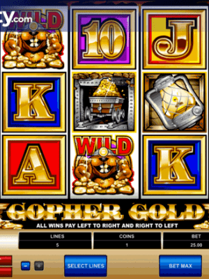 Gopher Gold Slot by Microgaming