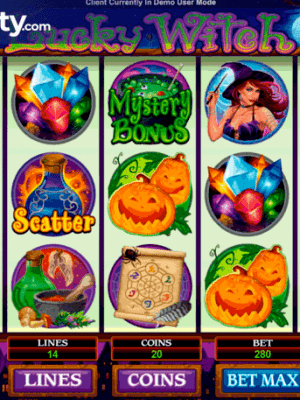 Lucky Witch Slot by Microgaming