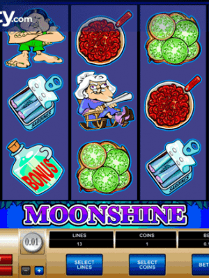 Moonshine Slot by Microgaming
